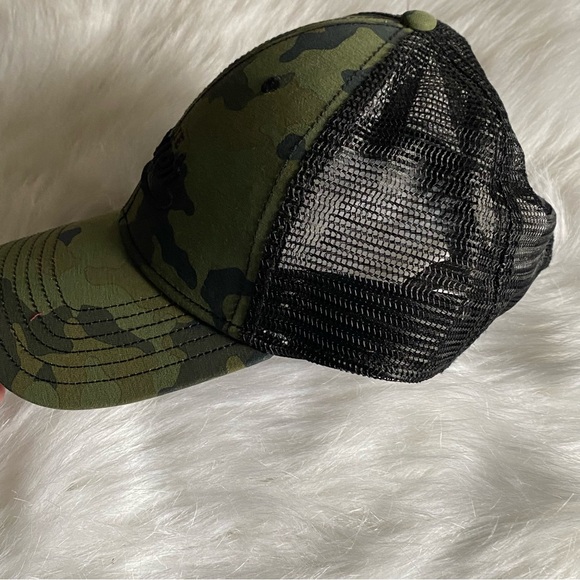 Eddie Bauer Camo Trucker‎ Hat Mens One Size Cap Snap Back - Picture 3 of 8